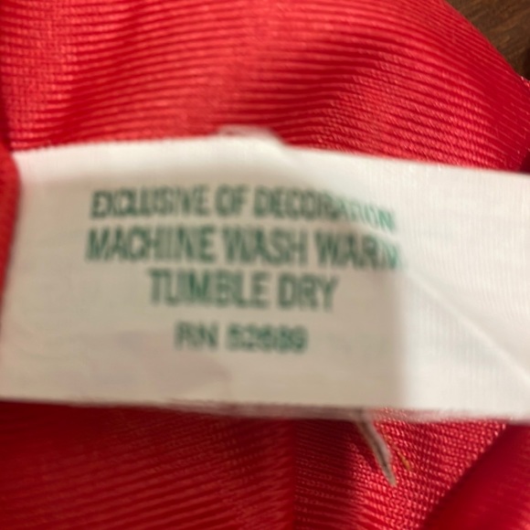 Nordstrom vintage, red slip - Picture 3 of 6